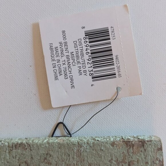 NWT Rustic Letter 'T' Wood Sign Distressed Farmhouse Michael's Home Wall Decor - Picture 9 of 9